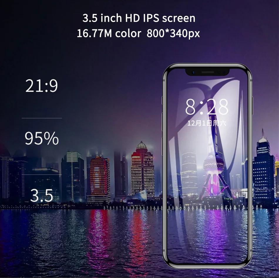 Супер Мини K-touch i9S мобильный телефон 16 Гб rom Celular Android Google Play Store смартфон разблокировка лица gps wifi мобильный телефон