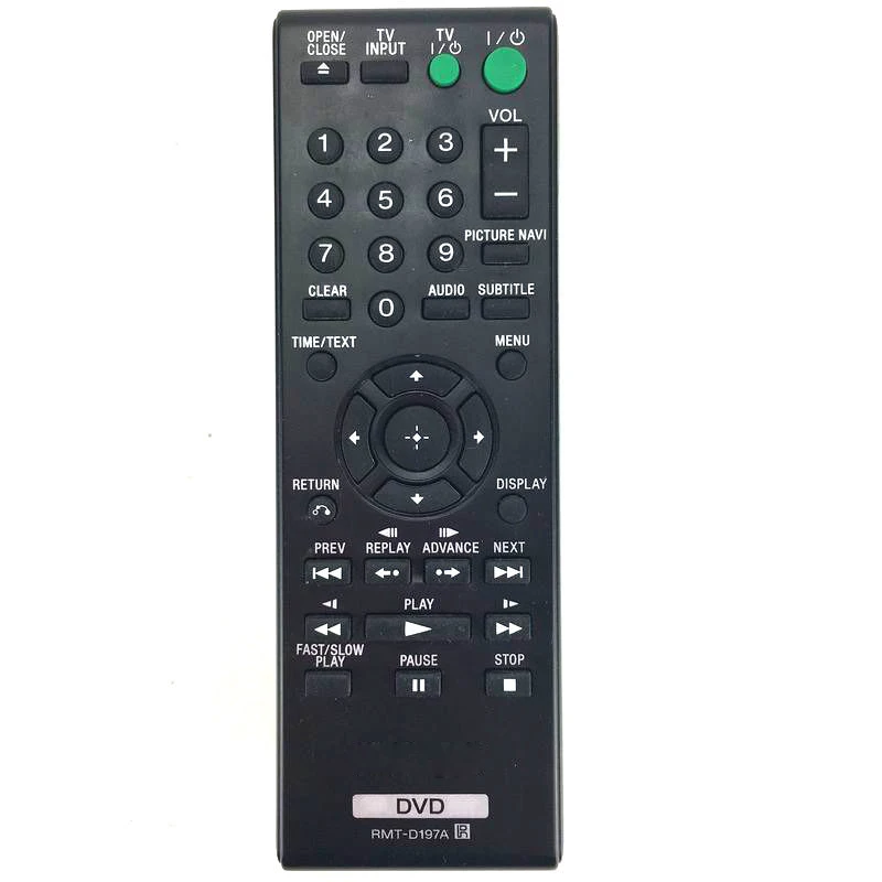Новый RMT D197A для SONY DVD проигрыватель компакт дисков с дистанционным управлением DVP
