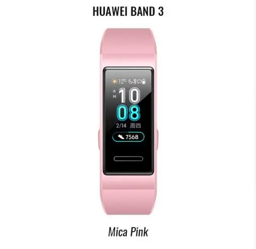 Huawei Band 3 Новейший huawei Band 3/Band 3 Pro все-в-одном фитнес-трекер активности, водонепроницаемость 5 АТМ для плавания сердечный ритм Встроенный gps+ NFC - Цвет: Huawei Band 3
