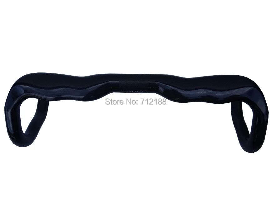 FLX-HB-011 : Carbon Glossy Cycling Road Bike Handlebar 400mm 420mm 440mm - 31.8mm | Спорт и развлечения
