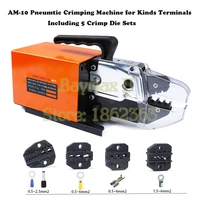 am 10 pneumatic crimping tool crimp machine for kinds terminals with 4 die sets option