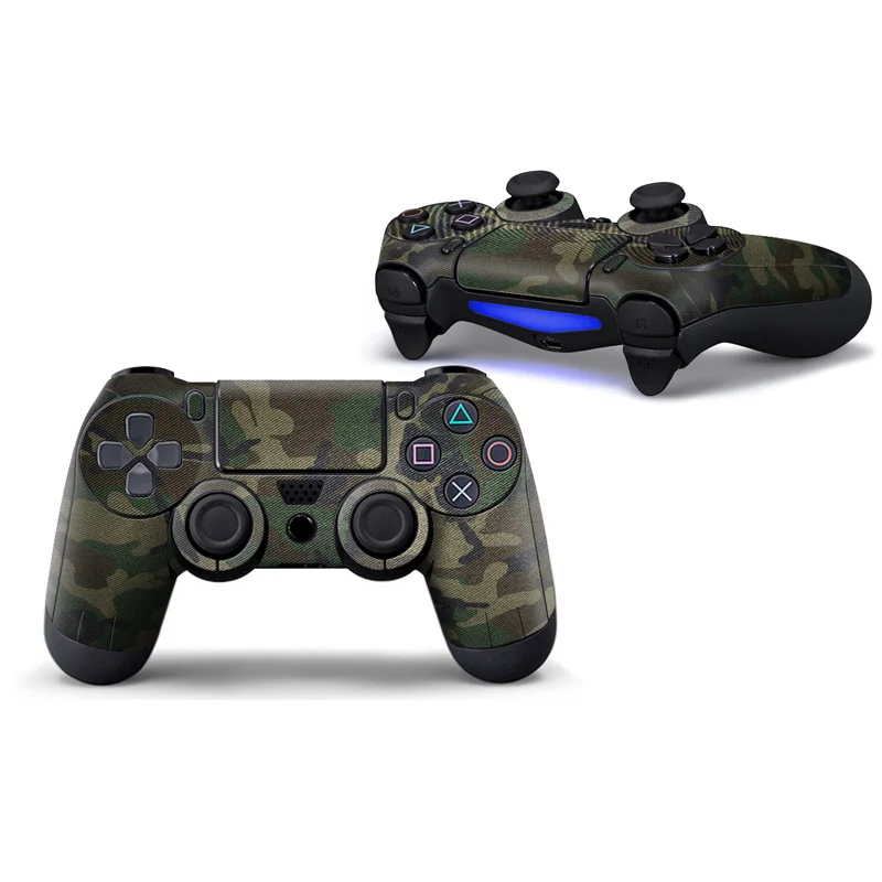 TN-P4QB-0465 Кожа ПВХ Стикеры полное покрытие для PS4 контроллер Беспроводной Камо дизайн - Цвет: TN-P4QB-0465