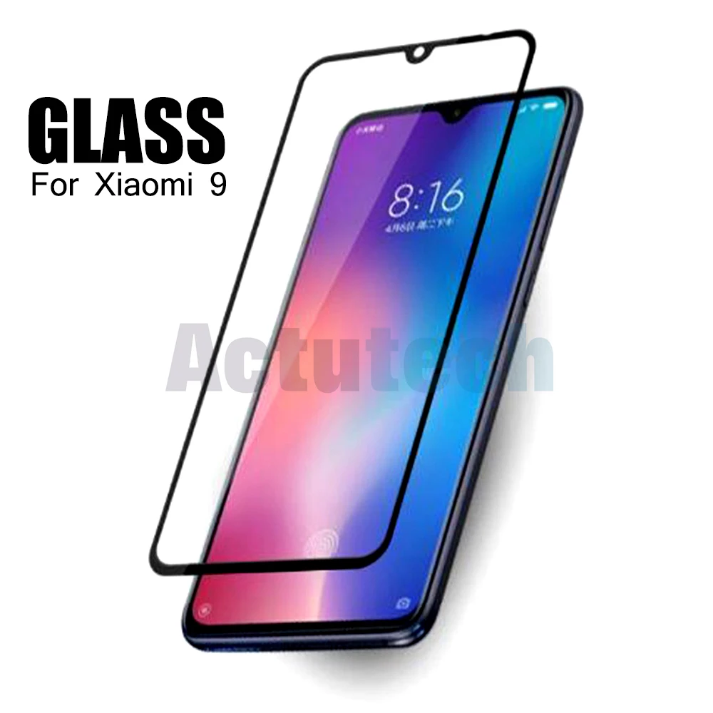 Full Cover Tempered Glass For Xiaomi Mi9 Redmi GO Note 7 6 5 Pro Mi8 A2 Lite 6X 5X Max 3 Pocophone F1 6A Plus Screen Protector | Мобильные