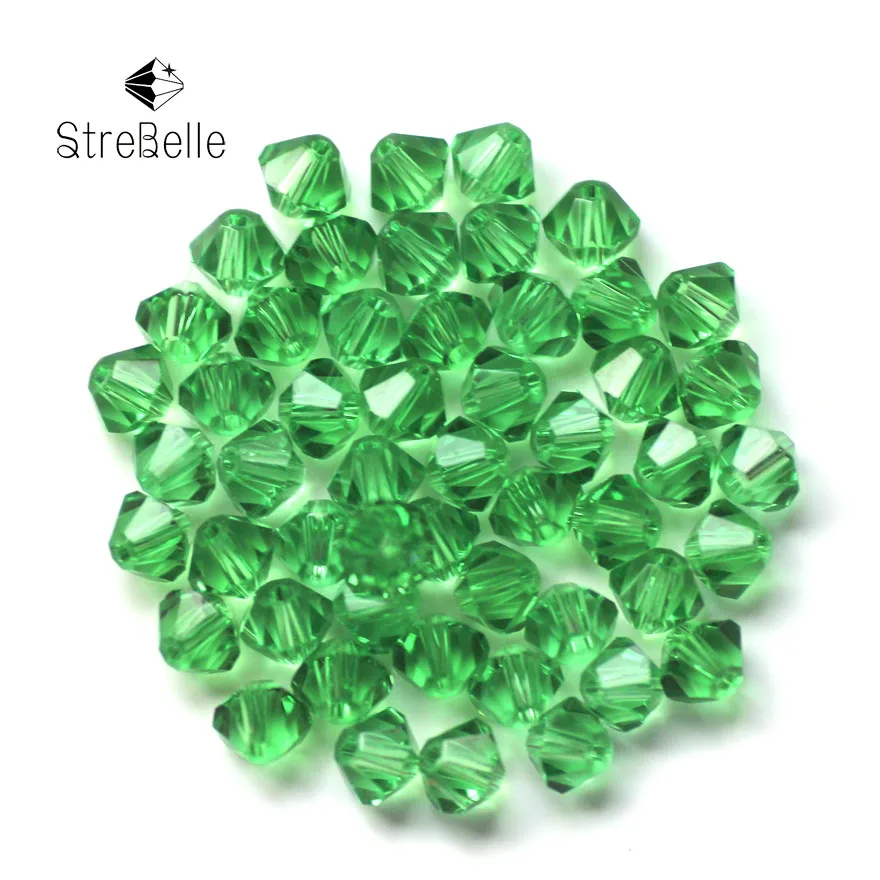 

16colors 200pcs/Lot 4mm Bicone Austria Crystal Beads Loose Spacer Bead for DIY Jewelry Making