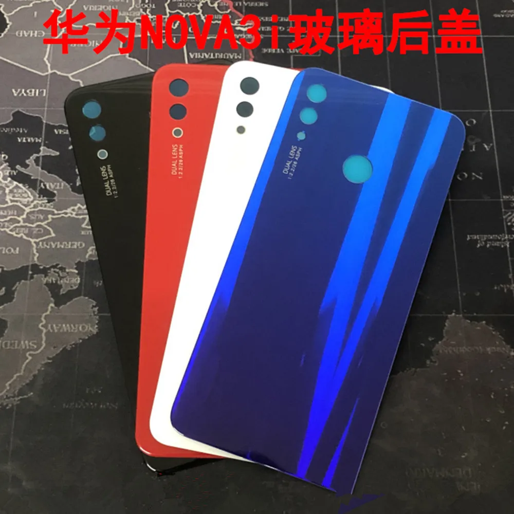 Корпус для Huawei Nova 3i стекло крышка батареи дверь смартфон задняя Замена запасная