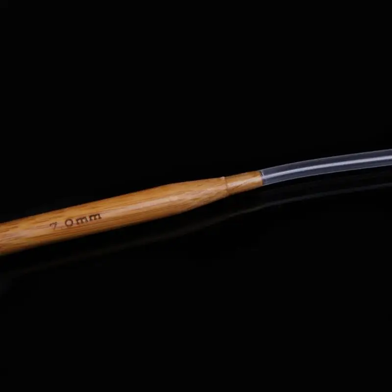 18 Размеры 2,0 мм-10,0 мм 80 см Bamboo Smooth отделка круговой Вязание иглы