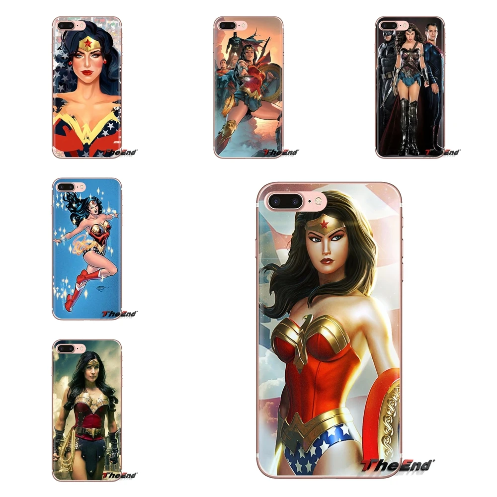 Женские Сексуальные Чудо-Женщины ТПУ прозрачный чехол для LG Spirit Motorola Moto X4 E4 E5 G5 G5S