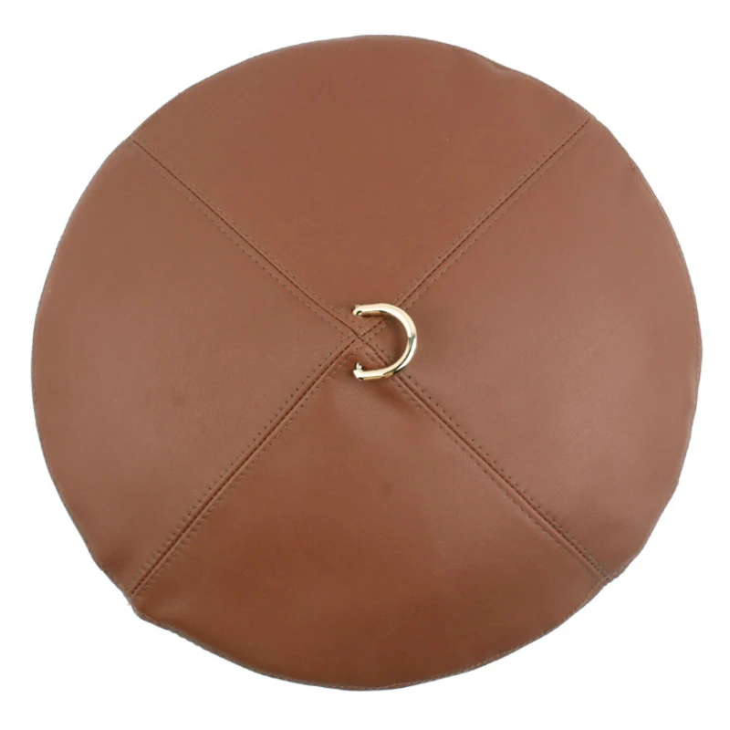 HT2328 высококачественный Женский берет из искусственной кожи французская шляпа с