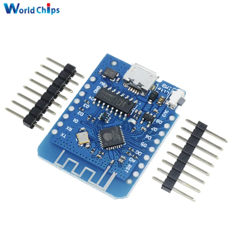 Для WEMOS D1 Mini Lite V1.0.0-wifi Интернет вещей макетная плата ESP8285 1MB FLASH 3,3 V с контактами