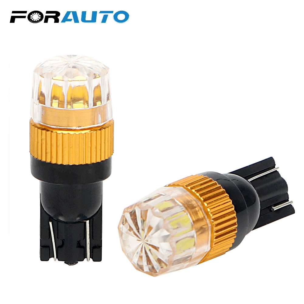 2 шт. светодиодный Клин лампа Авто белый 6500 к DC 12V T10 5630 2SMD Интерьер Чтение парковка