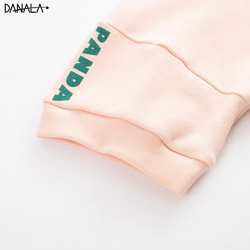 DANALA/женские пижамы из чистого хлопка с пандой летние принтом животных модные