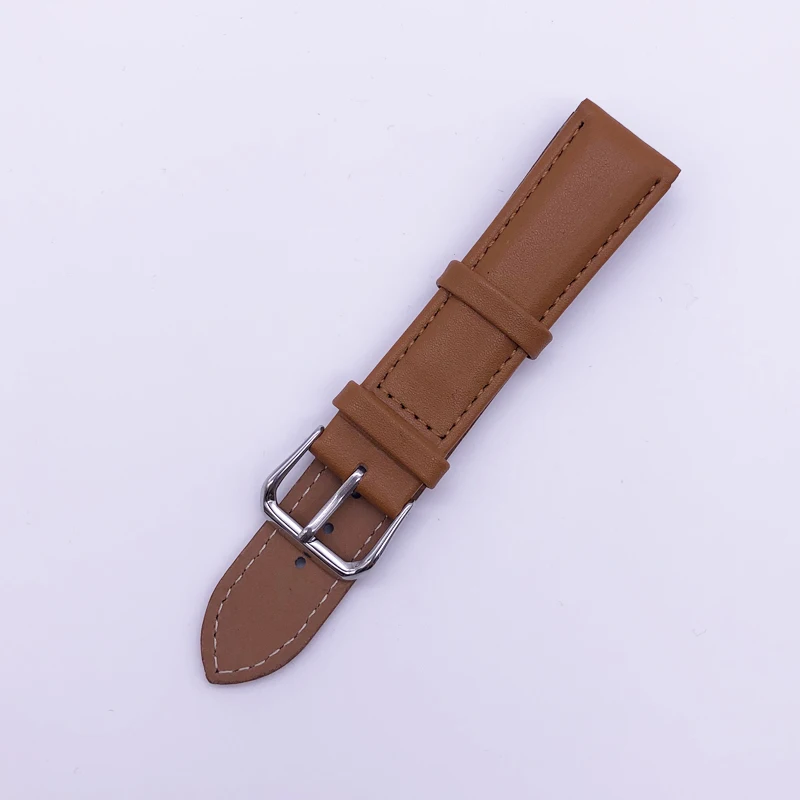 Ремешок для часов из натуральной кожи ремешок с застежкой нержавеющей стали