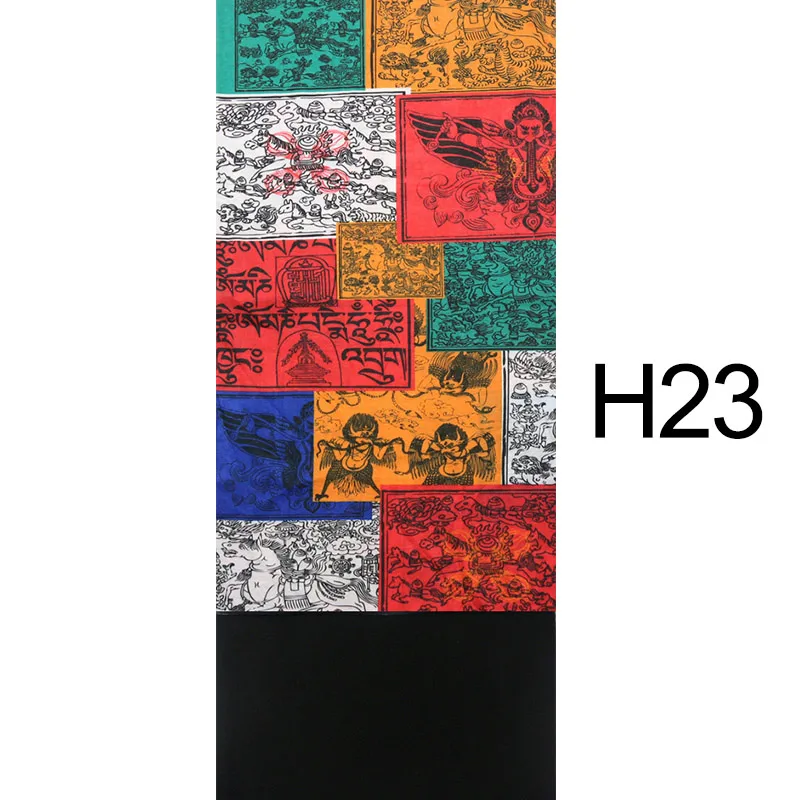 H23 30 цветов, унисекс, велосипедная Бандана с принтом, теплый шарф для шеи, для езды на мотоцикле, на открытом воздухе, для альпинизма, рыбалки, пешего туризма, маска для лица, волшебные шарфы - Цвет: H23
