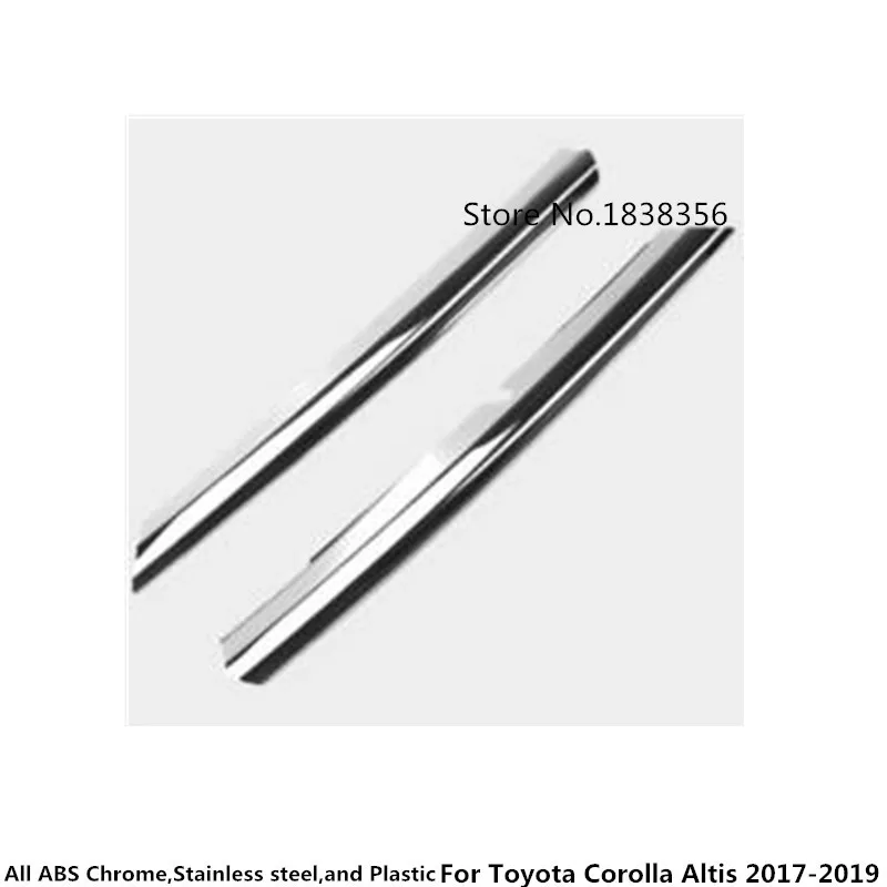 2 шт. автомобильные решетки из нержавеющей стали для Toyota Corolla Altis 2017 2018