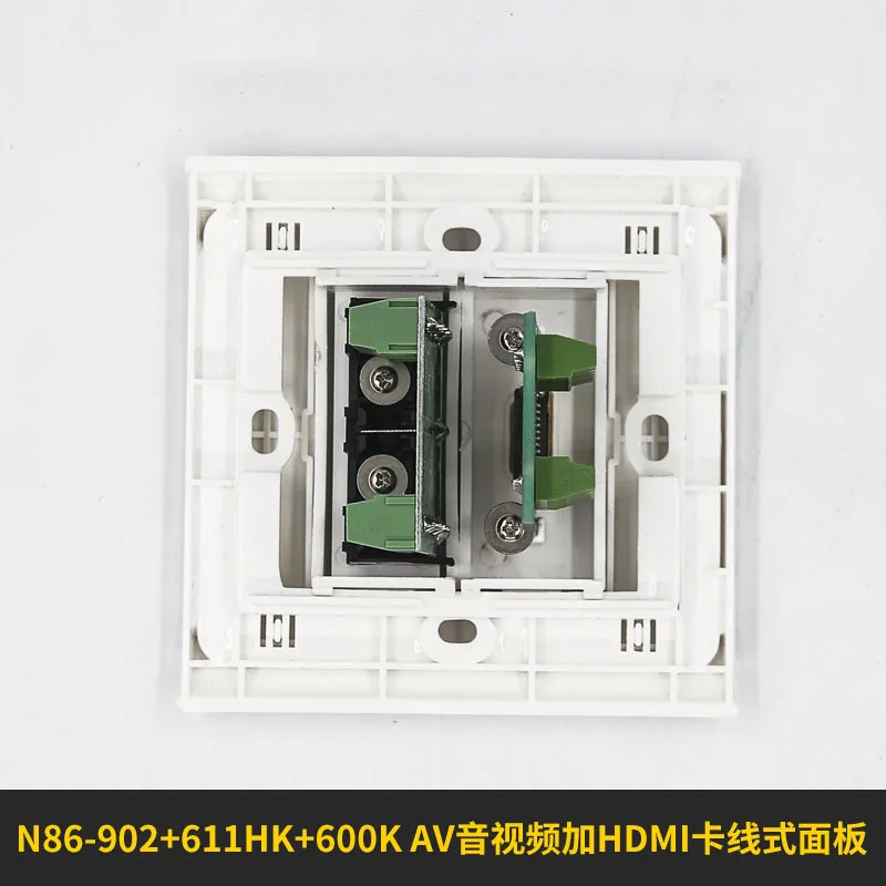 N86-902 + 600 К 611HK HD AV аудио и видео solderless обжимной разъем HD2.0 панели | Обустройство дома