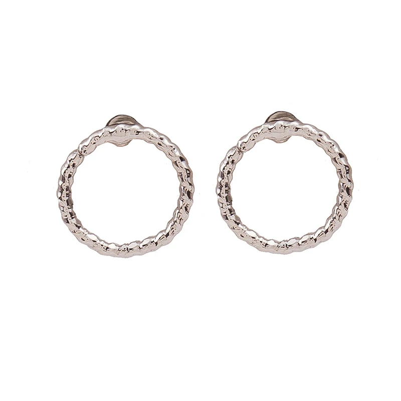 Модный простой дизайн геометрический округлый Круглый серьги для женщин в стиле