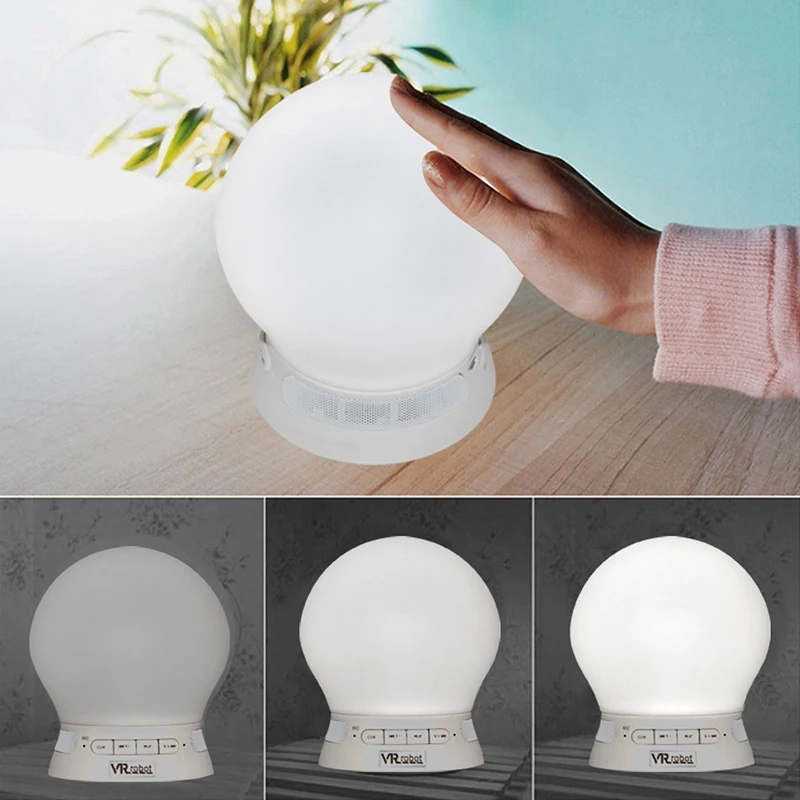 1 шт. светодиодная лампа динамик Bluetooth беспроводной мини диммируемая лампочка