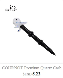 COURNOT боросиликатное стекло Dabbler 5,20 дюймов воск Dab инструмент толстый Pyrex Dabber инструменты кварцевые Banger гвозди Dab установки оптом