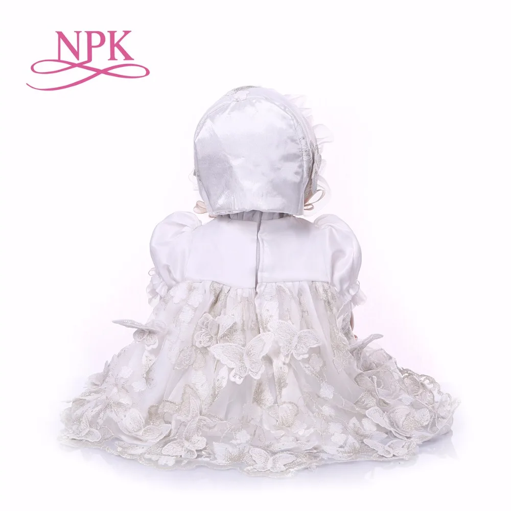 Кукла реборн NPK силиконовая виниловая Реалистичная кукла-младенец подарок на