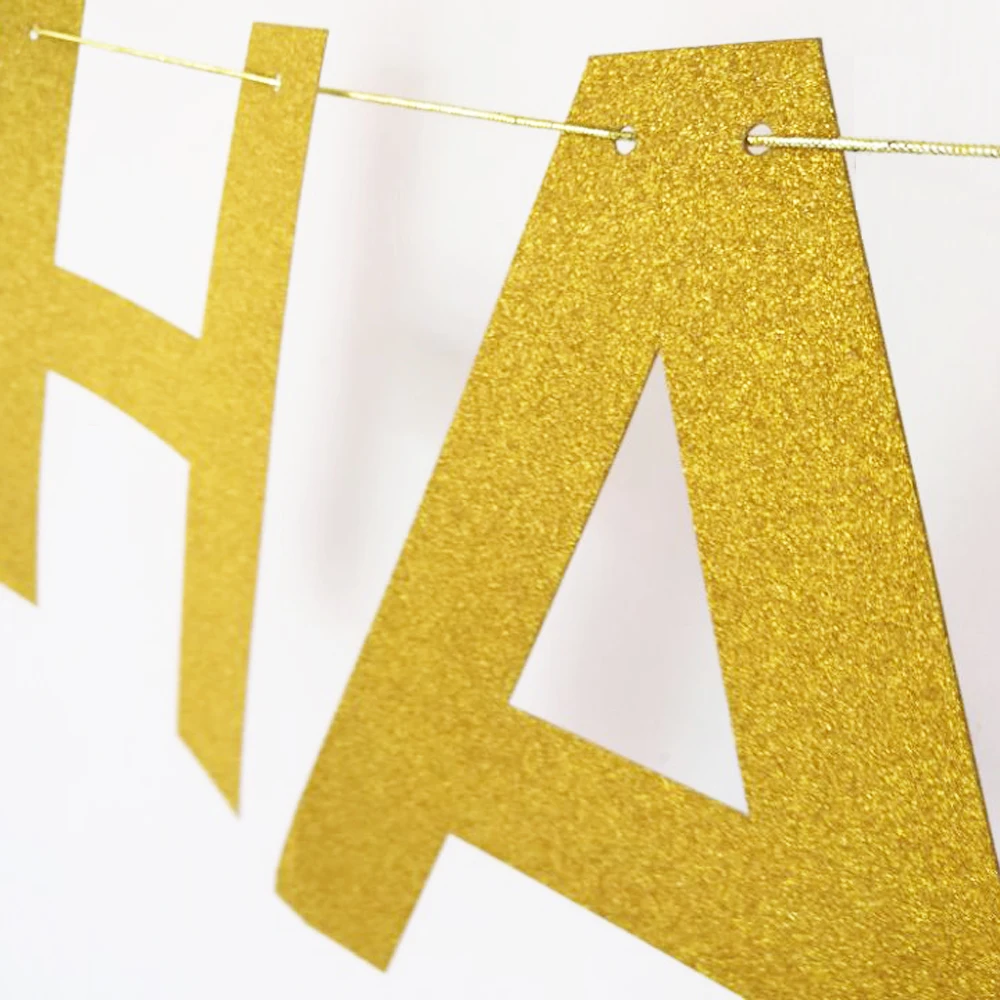 1 Набор Блестящий Золотой Раман баннер хадж мабрар Гирлянда украшение для