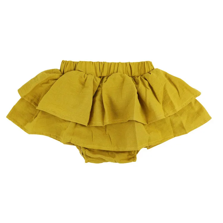 Хлопковые пеленки с оборками для маленьких девочек детские шаровары трусики