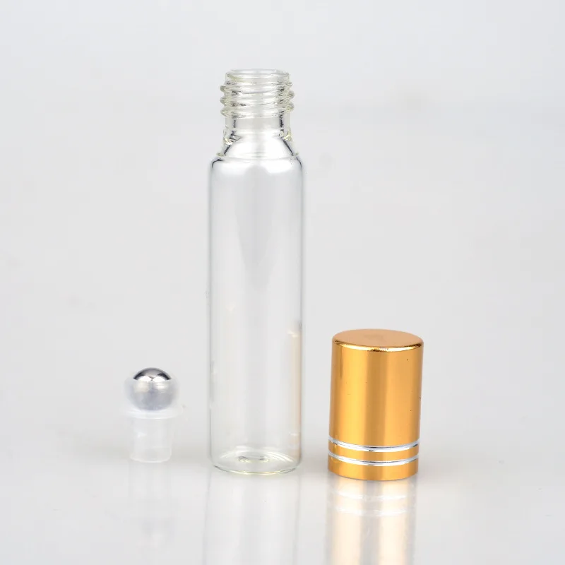 Стеклянная бутылочка с эфирным маслом 10 мл редуктор отверстием и крышка