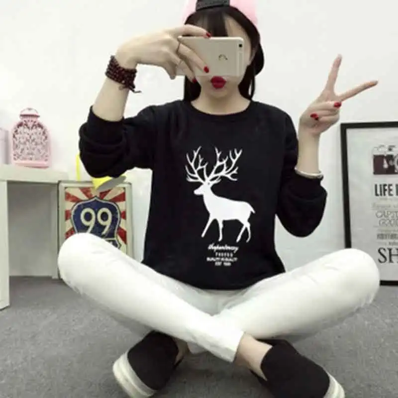 AIPEACE женские футболки с принтом Harajuku Kawaii толстовки женский спортивный костюм