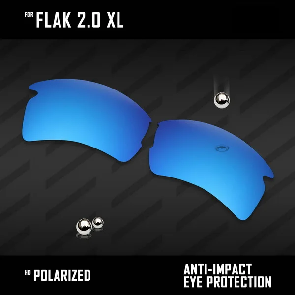 Ice Blue OOWLIT линзы для замены солнцезащитных очков Оукли Flak 2,0 XL OO9188 Поляризованные-разноцветные - Цвет линз: Ice Blue