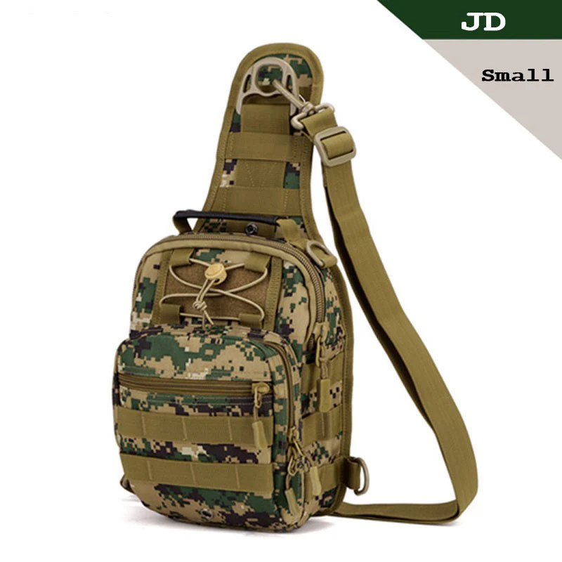 SMALL JD SINAIRSOFT Тактические сумка Молл Рыбная Ловля Туризм Охота Сумки Спортивная Сумка леди Грудь тела Ремень Одного Плеча Тактический Рюкзак Мужчин - Цвет: SMALL JD