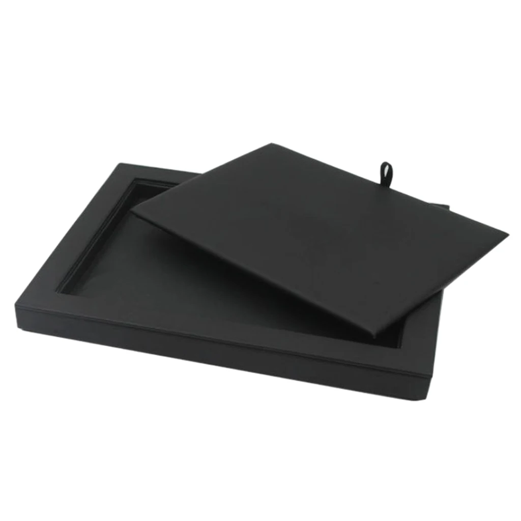 Магидеал искусственная кожа лоток для ювелирных изделий ожерелье серьги браслет