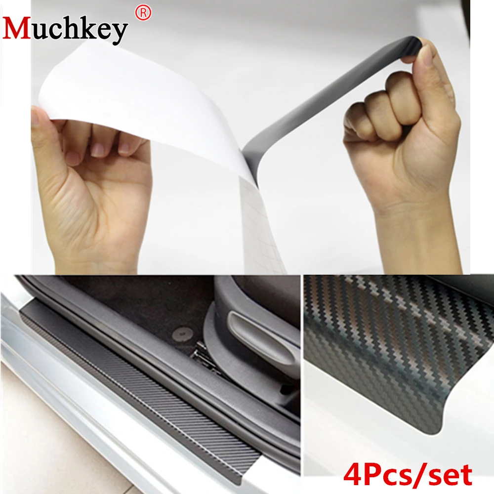 4 шт. черные автомобильные наклейки на дверные пластины|Наклейки автомобиль| |