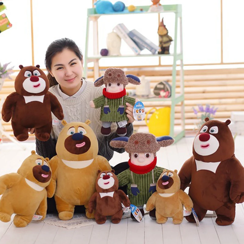 Candice guo плюшевая игрушка мягкая кукла милые животные аниме мультфильм медведь