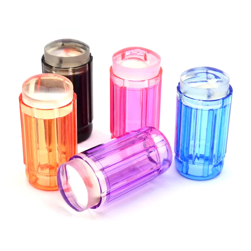 Новый высококачественный прозрачный штамп конфетного цвета мягкий силиконовый