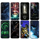 Черный чехол из термопластичного полиуретана для iphone 5 5s SE 2020 6, 6s, 7, 8 plus x 10 силикона с откидной крышкой для iphone XR XS 11 pro Max Xenomorph инопланетянин Хищник