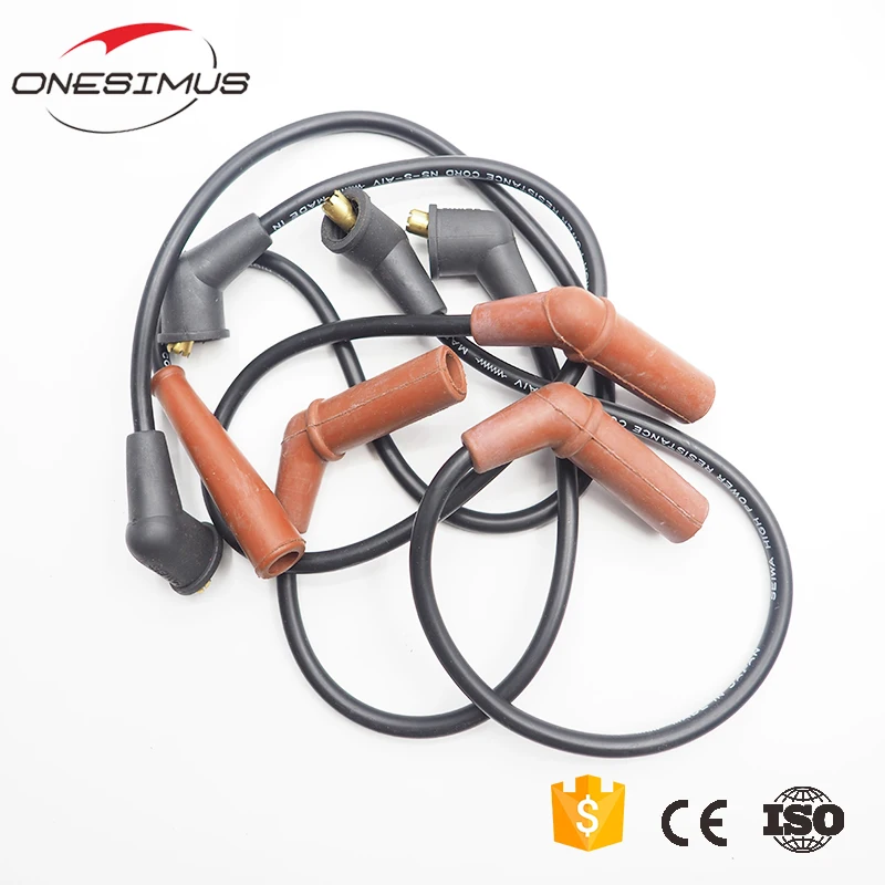 Модель двигателя для 3E/4EFE/5EFE/4AFE/5AFE/7A/3SFE/4S/5SFE силиконовые Свечей Зажигания Провода Комплект Toyota Запчасти|Набор
