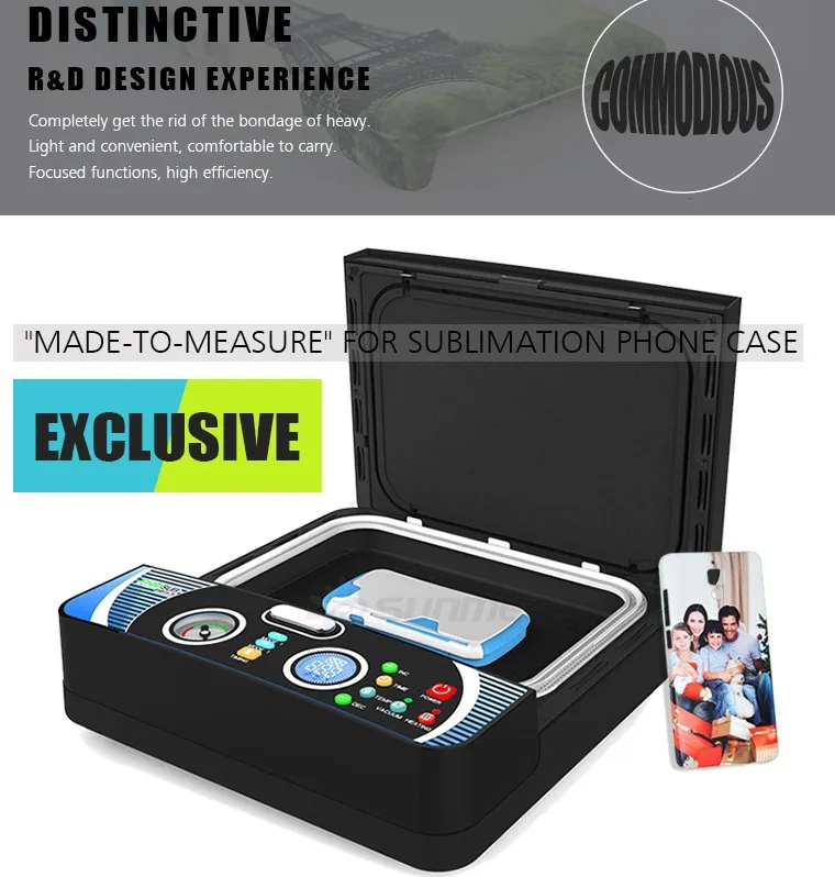 ST2030 Small Light 3d Sublimation Vacuum Heat Press Machine 3D Phone Case Printer Heat Transfer for All Mobile Phone Case