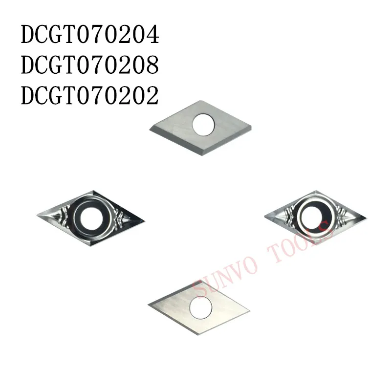 10 шт./компл. DCGT070204/DCGT070202/DCGT020408/DCGT070408 AK H01 KOYLOY CNC Карбид алюминиевые токарные