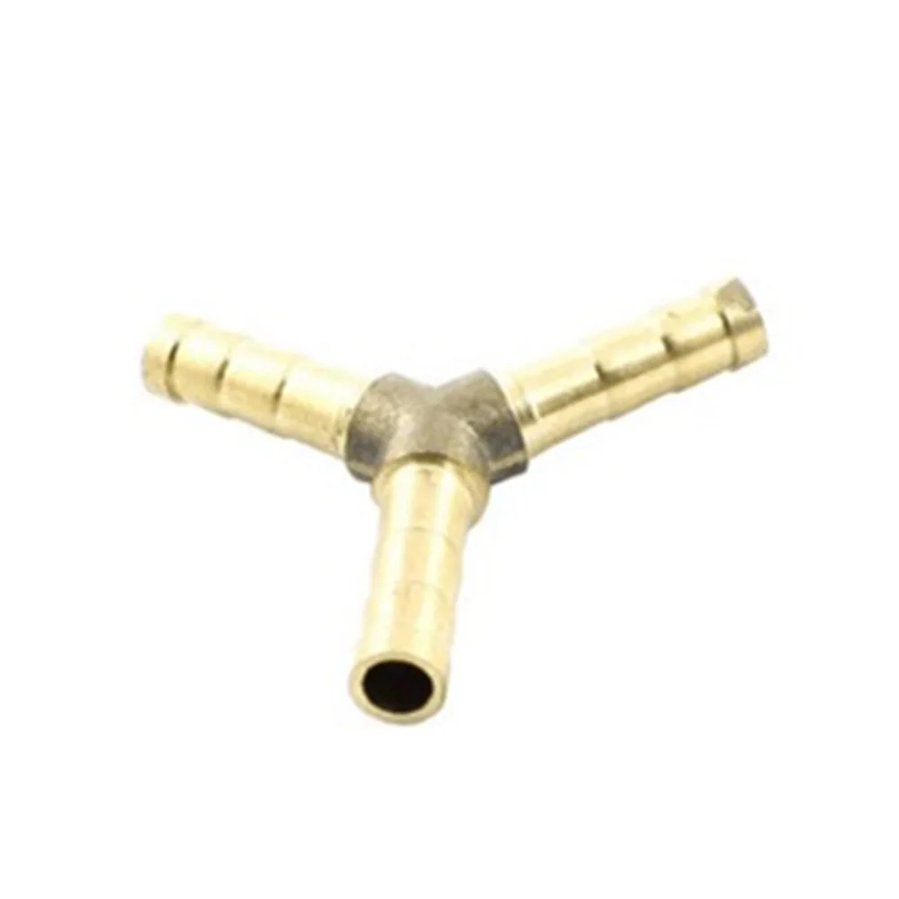 

1 Pc 6mm Dia Y Piece 3 Way Air Water Fuel Brass Hose Pipe Tube Connector Joiner