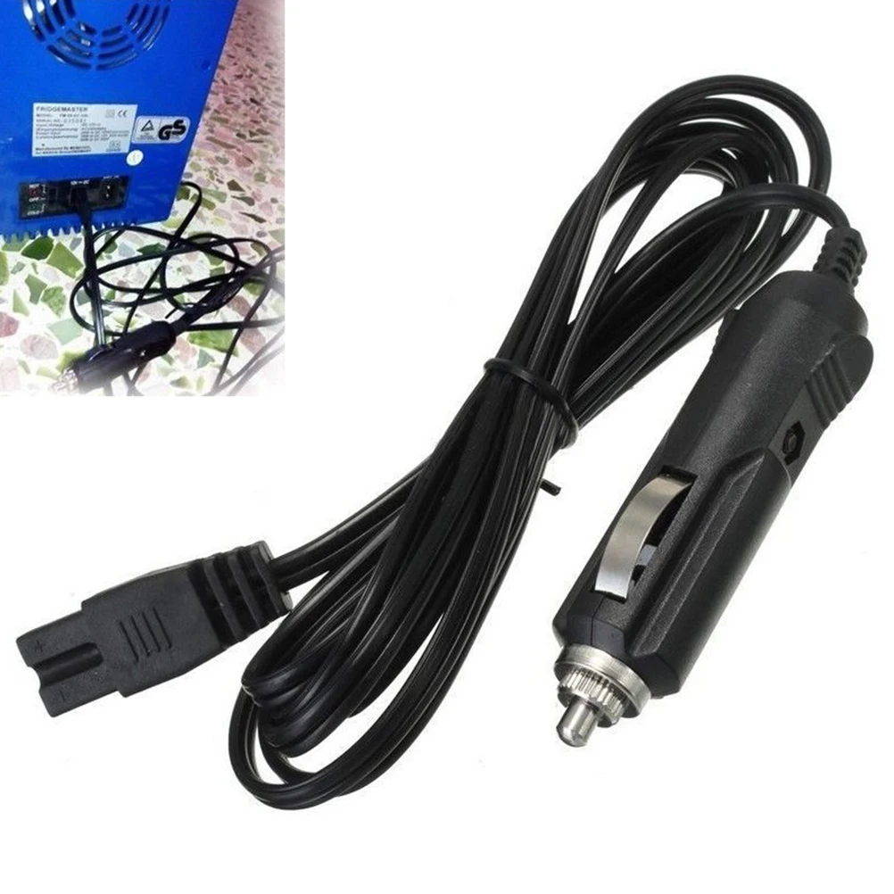 1 шт 12V 120W 10A 2 м кабель-удлинитель автомобильный холодильник кабель Мощность адаптер Электрический мини-холодильник удлинитель линии, покрытый вязальной проволокой(черный