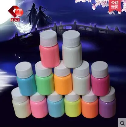 Неоновая флуоресцентная краска для тела 13 цветов растущая в темноте лица