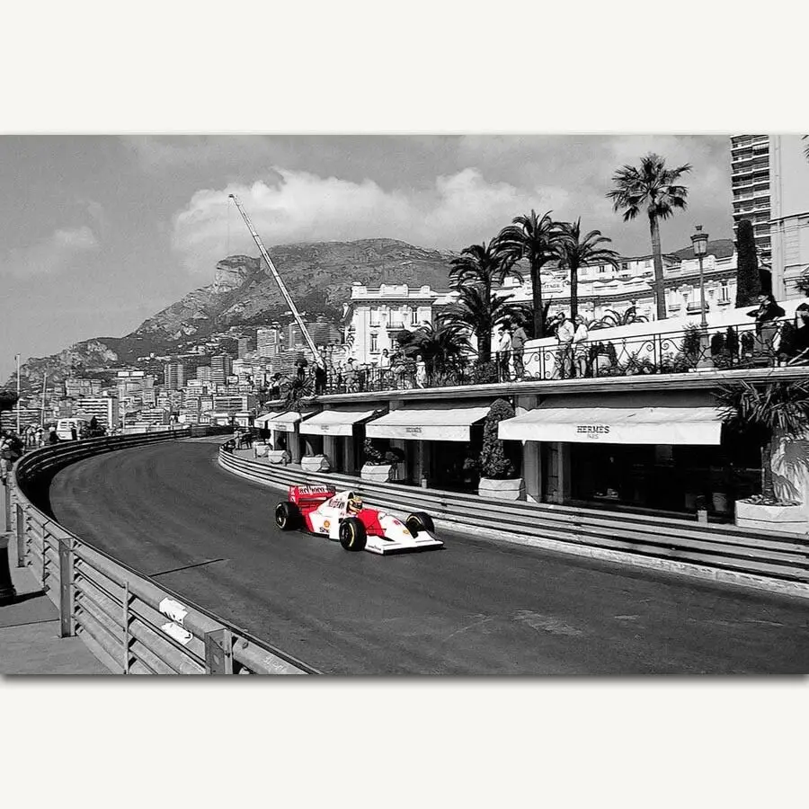 Q1614 Плакаты и принты Айртон Сенна F1 формула Grand Супер гоночный автомобиль супер