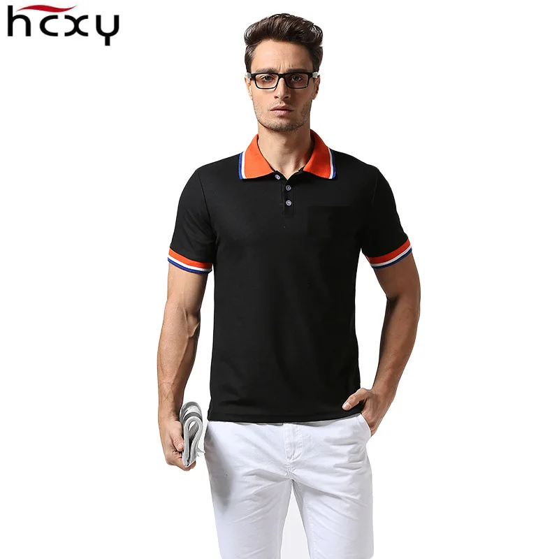 HCXY 2017 летняя модная мужская футболка Повседневная Эластичная с коротким рукавом