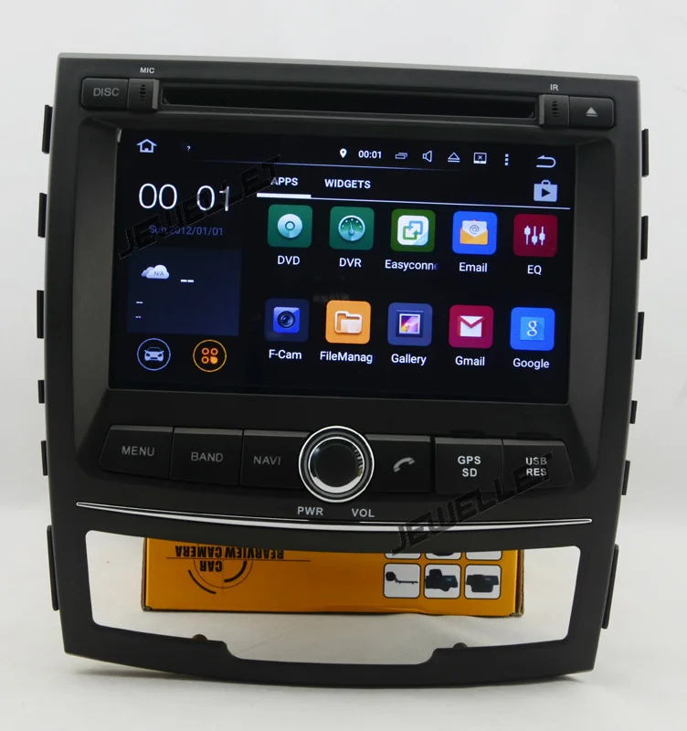 Восьмиядерный IPS экран Android 9 0 автомобильный DVD GPS Радио Навигация Для Ssangyong Korando