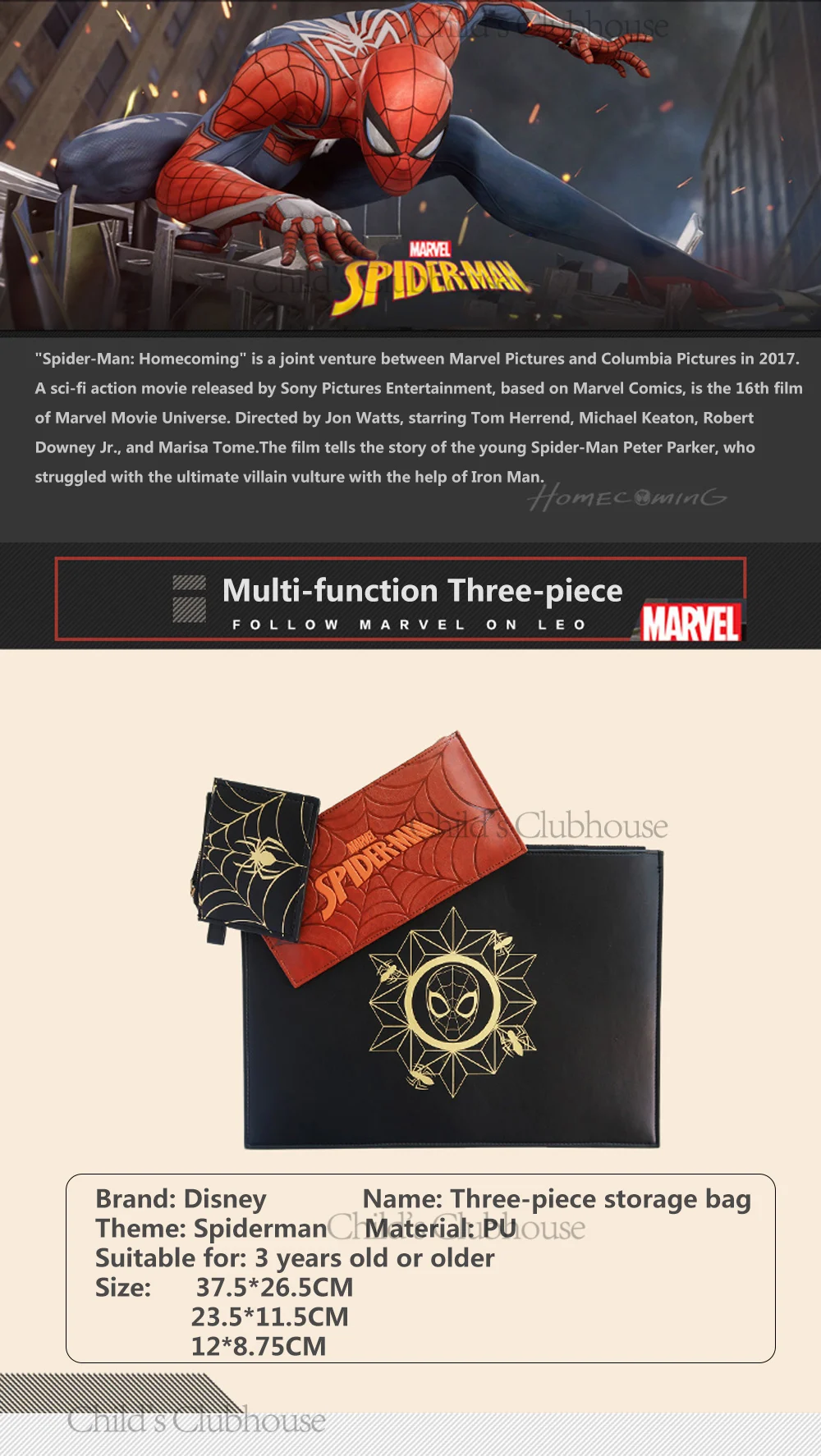 disney Marvel Человек-паук Плюшевые кошельки Ретро кошелек для монет с принтом мужские вечерние сумки для хранения мужская сумка-конверт сумка для компьютера