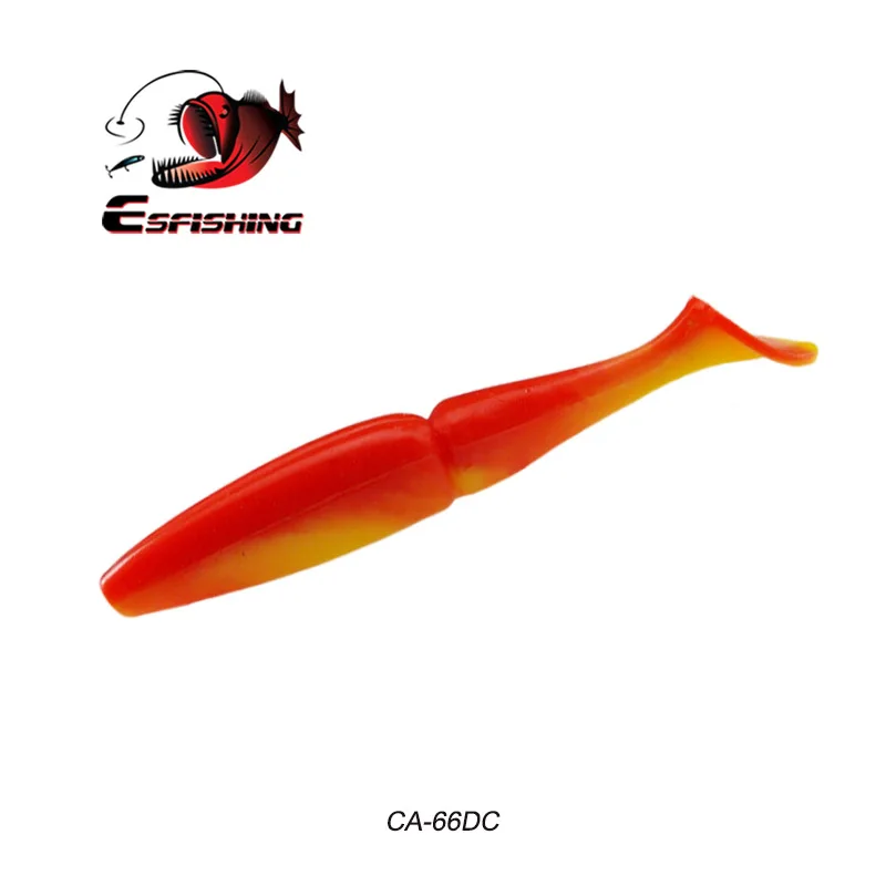 ESFISHING качество приманки Easy Shiner от Шад 100 мм 125 мм 155 мм 200 мм Pesca рыбалка мягкие воблеры, силиконовые приманки воблеры Leurre Souple - Цвет: CA66DC