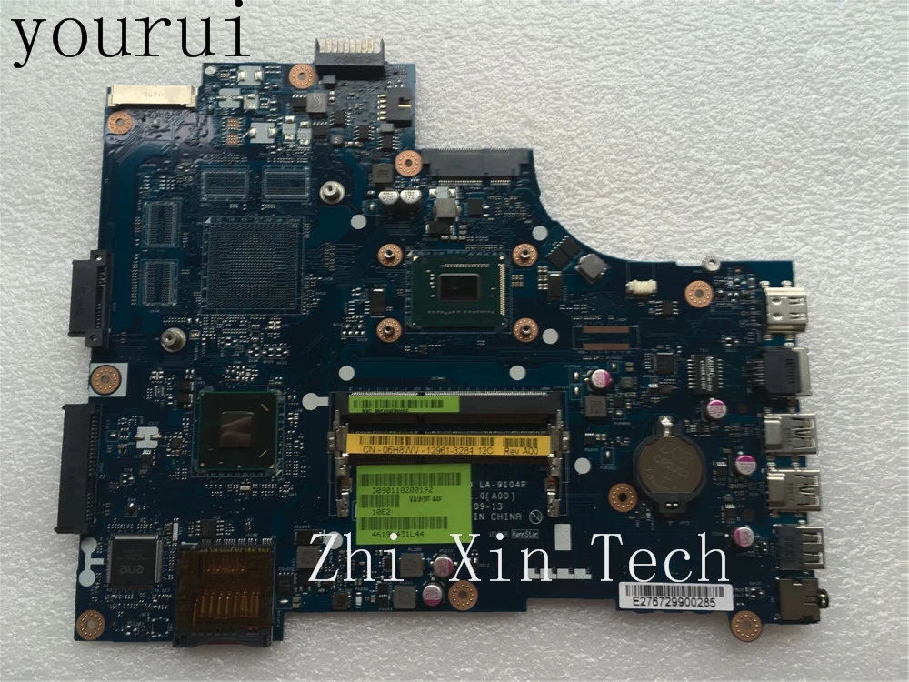 

yourui FOR Dell Inspiron 15R 3521 5521 Laptop Motherboard 03H0VW 3H0VW VAW00 LA-9104P mainboard With 2117CPU