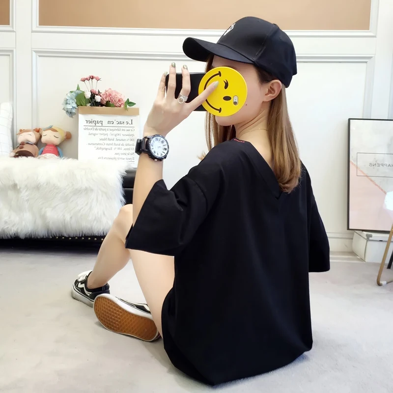 Супер огонь ЦИК футболка с короткими рукавами Женский 2019 Новая летняя в