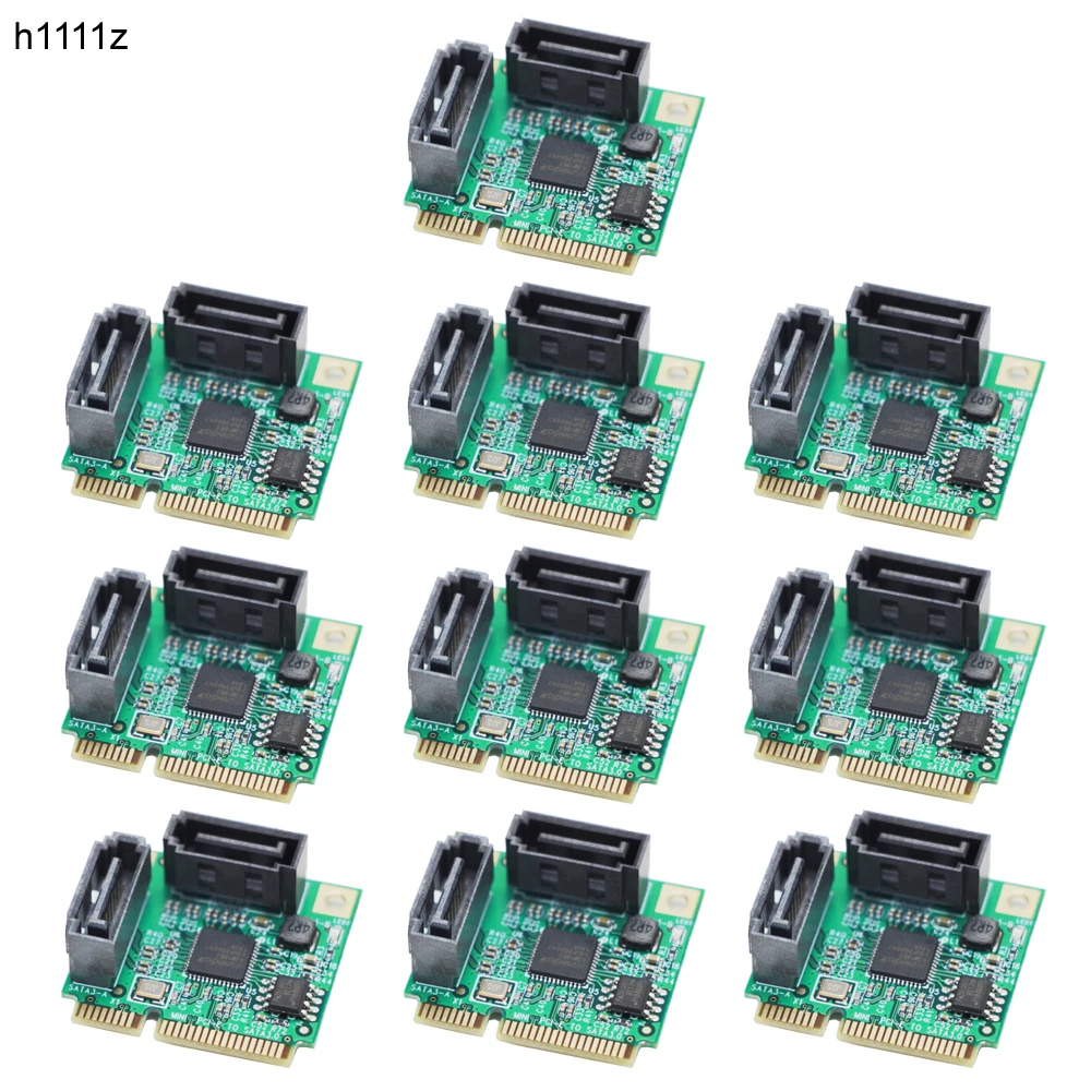 10 шт. 2 Порты и разъёмы SATA 6 г mini PCI Express карты расширения e III 3 0 конвертер половина