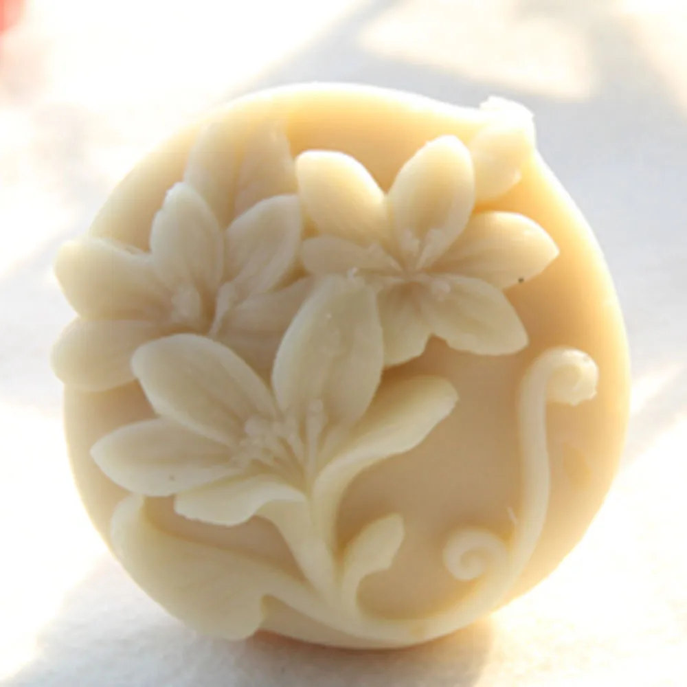 Зернистое мыло силиконовые формы для изготовления цветочного мыла свечи DIY молд