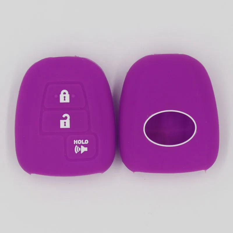 Силиконовый резиновый чехол для автомобильного ключа дистанционного toyota Tundra с 3